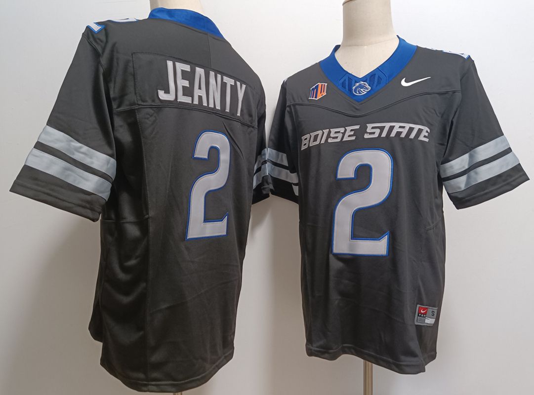 Men Boise State Broncos #2 Jeanty Black 2025 Nike Limited NCAA Jersey style 1